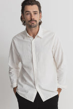 Load image into Gallery viewer, Rhythm Men's Classic Linen L/S Shirt - White