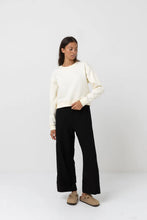Load image into Gallery viewer, Rhythm Ladies Classic Crew Neck Fleece - Antique White