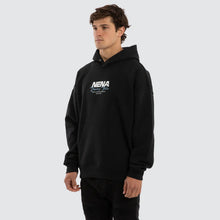 Load image into Gallery viewer, Nena And Pasadena Network Box Fit Hoodie - Anthracite Black