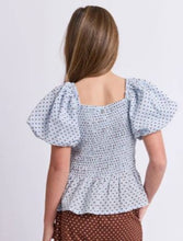 Load image into Gallery viewer, Eve Girl Bobbi Top (8-14) - Light Blue