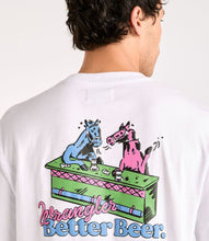 Load image into Gallery viewer, Wrangler x Better Beer Crazy Eights Slacker Tee - White