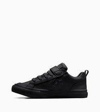 Load image into Gallery viewer, Converse Pro Blaze Strap Leather Junior Low Shoe - Black/Black/Black