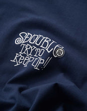 Load image into Gallery viewer, S Double Try To Keep Up T-Shirt - Overdye Navy