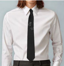 Load image into Gallery viewer, James Harper Dachshund Tie - Black