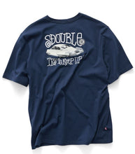 Load image into Gallery viewer, S Double Try To Keep Up T-Shirt - Overdye Navy