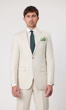 Load image into Gallery viewer, Savile Row Abram Pure Linen Jacket -Ecru
