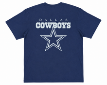 Load image into Gallery viewer, Everteam NFL Dallas Cowboys Front Back Tee - Indigo