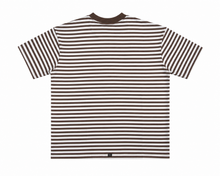 Load image into Gallery viewer, Thrills Primitive Stripe Oversize Box Crop Tee - Falcon Stripe