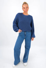 Load image into Gallery viewer, Rhythm Classic Knit Jumper - Steel Blue