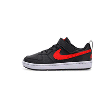 Load image into Gallery viewer, Nike Youth Court Borough Low Recraft - Black/University Red-White