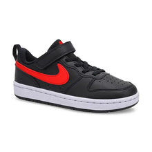 Load image into Gallery viewer, Nike Youth Court Borough Low Recraft - Black/University Red-White