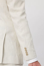 Load image into Gallery viewer, Savile Row Abram Pure Linen Jacket -Ecru