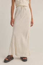 Load image into Gallery viewer, Rhythm Bias Cut Maxi Skirt - Cream