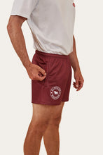 Load image into Gallery viewer, Ringers Western Footy Short - Burgundy