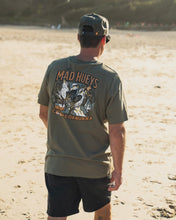 Load image into Gallery viewer, The Mad Hueys Cookedaburra Trio SS Tee - Olive