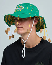 Load image into Gallery viewer, The Mad Hueys OI Oi Oi Quick Dry Wide Brim Hat - Aussie Green