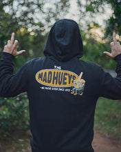 Load image into Gallery viewer, The Mad Hueys Bogan Middle Finger Hoodie - Black