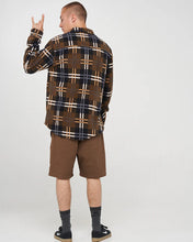 Load image into Gallery viewer, The Mad Hueys Rope Skull Anchor Shacket - Walnut