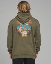 Load image into Gallery viewer, The Mad Hueys Loving Every BBQ Hooded Pullover - Olive