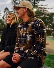 Load image into Gallery viewer, The Mad Hueys Rope Skull Anchor Shacket - Walnut
