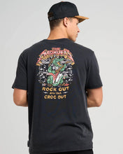 Load image into Gallery viewer, The Mad Hueys Rock Out Tee - Washed Black