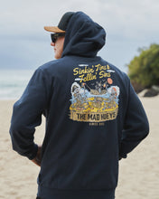 Load image into Gallery viewer, The Mad Hueys Sinkin Tins Hooded Pullover - Navy