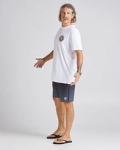 Load image into Gallery viewer, The Mad Hueys Foaming Shark 19" Boardshort - Black