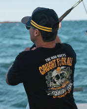 Load image into Gallery viewer, The Mad Hueys Caught FK All Tee - Black