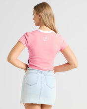 Load image into Gallery viewer, The Mad Hueys Beach Babe Baby Tee - Barbie Pink