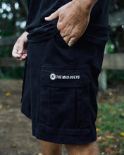 Load image into Gallery viewer, The Mad Hueys Snagged 20" Cargo Short - Black
