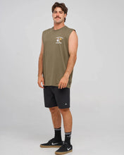 Load image into Gallery viewer, The Mad Hueys Goon Cookedatoo Muscle Tank - Olive