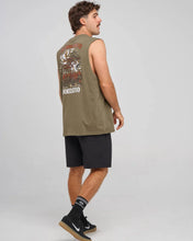 Load image into Gallery viewer, The Mad Hueys Goon Cookedatoo Muscle Tank - Olive