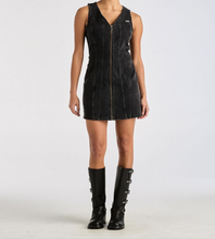 Load image into Gallery viewer, Lee Robbie Denim Dress - Ashen Black