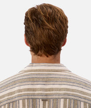 Load image into Gallery viewer, Industrie The Livorno Linen S/S Shirt - Olive Navy