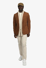 Load image into Gallery viewer, James Harper Cotton Corduroy Patch Pocket Lapel Blazer - Nutmeg