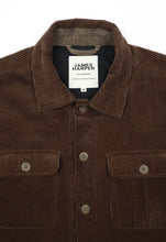 Load image into Gallery viewer, James Harper Cord Padded Jacket - Chocolate