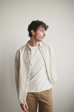 Load image into Gallery viewer, James Harper Textured Self Stripe Shirt - Natural