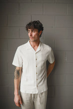 Load image into Gallery viewer, James Harper Fancy Knit Shirt - Natural