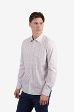 Load image into Gallery viewer, James Harper L/S Peached Geo print Shirt - Sand