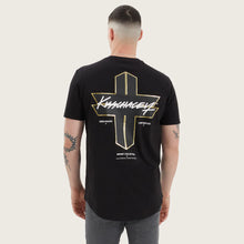 Load image into Gallery viewer, Kiss Chacey Prudheo Dual Curved Tee - Jet Black