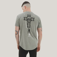 Load image into Gallery viewer, Kiss Chacey Brook Dual Curved Tee - Pigment Khaki