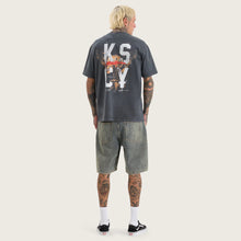 Load image into Gallery viewer, Kiss Chacey Macro Box Fit Tee - Pigment Asphalt