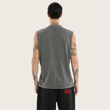 Load image into Gallery viewer, Kiss Chacey Obelisk Relaxed Muscle Tee - Pigment Charcoal