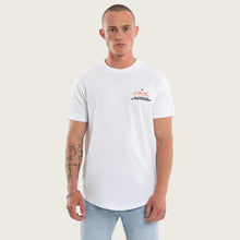 Load image into Gallery viewer, Kiss Chacey Prodigy Curved Tee - White