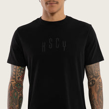Load image into Gallery viewer, Kiss Chacey Trapped Dual Curved Tee - Jet Black