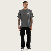 Load image into Gallery viewer, Kiss Chacey Chrome Relaxed Tee - Pigment Charcoal