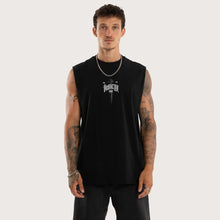 Load image into Gallery viewer, Kiss Chacey Shatter Relaxed Fit Muscle - Jet Black