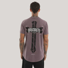 Load image into Gallery viewer, Kiss Chacey Arcane Dual Curved Tee - Pigment Flint