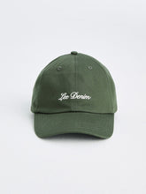 Load image into Gallery viewer, Lee Denim Script Cap - Mulberry