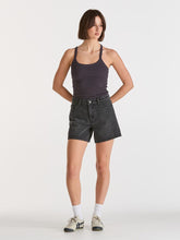 Load image into Gallery viewer, Lee Mid Straight Short - Smoked Black